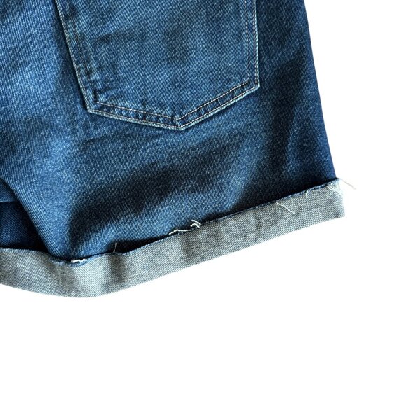 Gap Denim Shorts 5" Inseam Cut Offs Sz 4/27 Summer Beach Classic Casual Md Wash - Picture 4 of 14